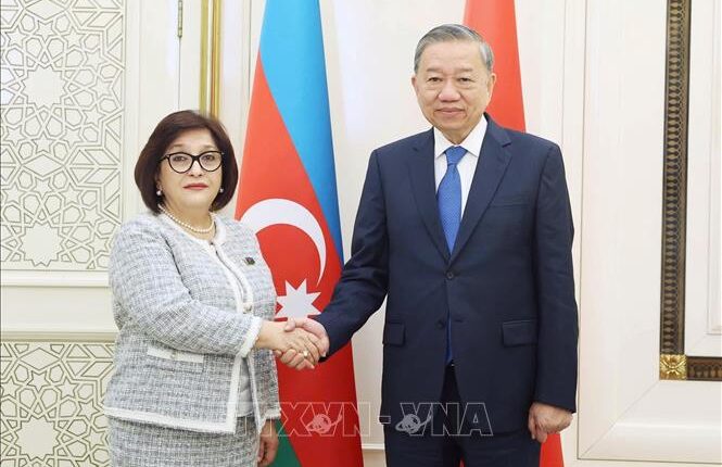 tong-bi-thu-To-Lam-hoi-kien-chu-tich-quoc-hoi-Azerbaijan-Sahiba-Gafarova